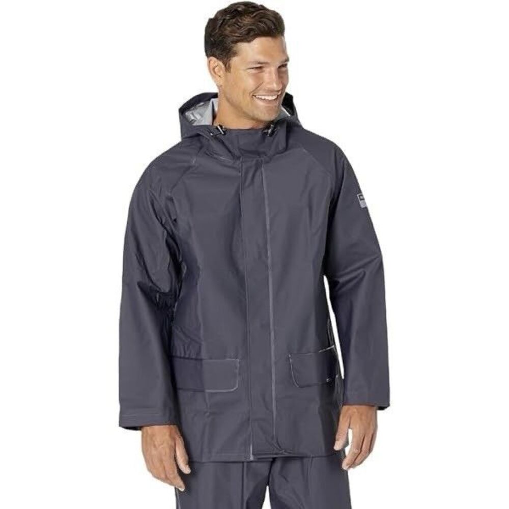 Helly Hansen workwear Mandal waterproof jacket men's L  hooded